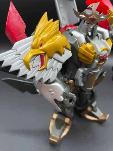 Sunco Limited Transbotix Transformer Zord Samurai Gig Golden Eagle 9” Figure Toy - Picture 7 of 8