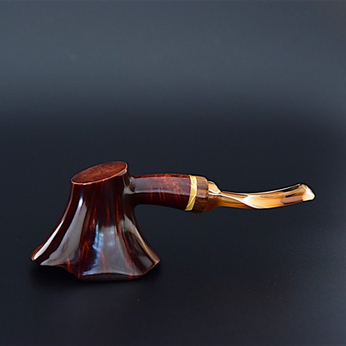 Bruyère Pfeife Freehand Unikat Holz Bruyère Pfeife Handwerk Handarbeit selten smoking pipe - Bild 4 von 9