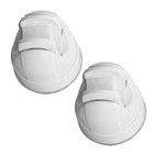 2Pcs Adjustable Shower Head Mount Wall Holder Sticker Design for Bathroom