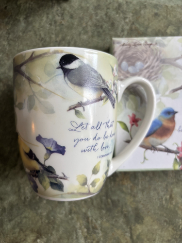Tazza da caffè Sandy Clough Christian Inspirations tazza da tè uccellini 2020 - Foto 2 di 6