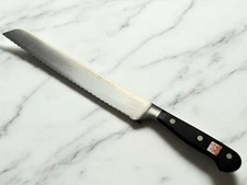 Wusthof Classic 9" Serrated Bread Knife 4150/23 165 Rare Classic Logo