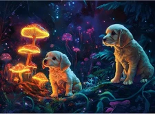 500 Piece Puzzle for Adults – Cute Dog Jigsaw Puzzle, Fun Animal Puzzle for Do