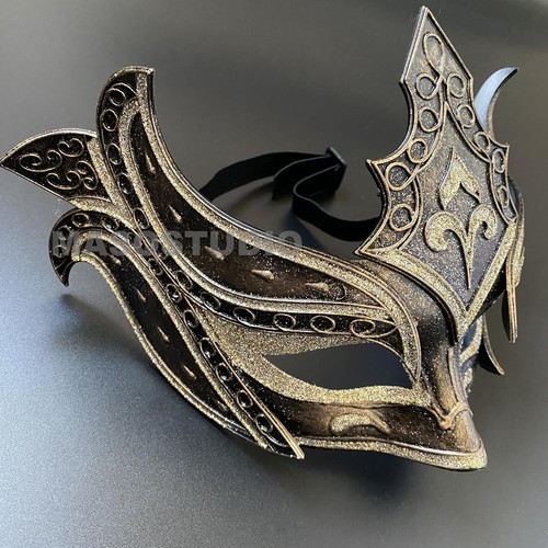 Mens Masquerade Mask Warrior Helmet Military Cosplay Dress Up Halloween Party - Picture 18 of 32