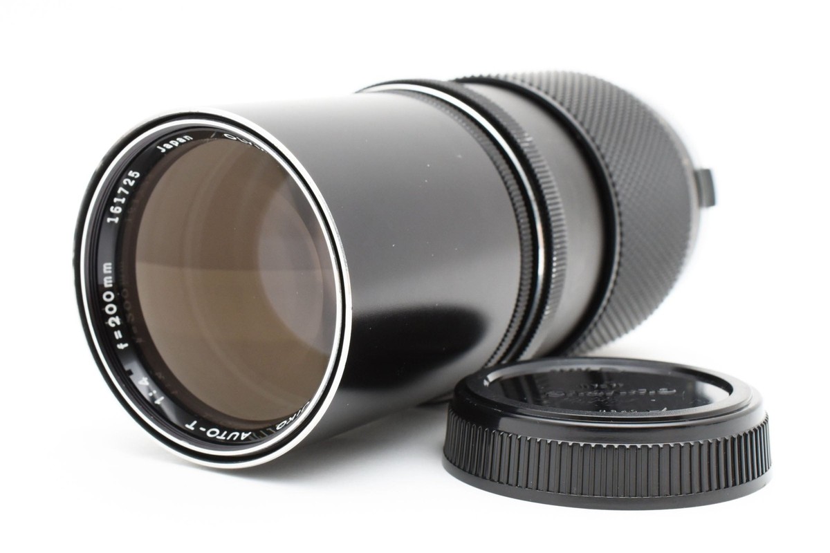 Exc+4] Olympus OM E.Zuiko Auto-T 200mm F/4 Telephoto MF Lens