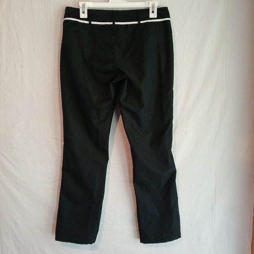 Pantalones informales de ejercicio medianos Nike para mujer negros blancos a rayas - Imagen 6 de 15