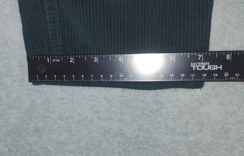 Womens Juniors Empyre Tori Green Corduroy Pants size 0 Cotton 25x30 Skater Girl - Picture 12 of 12