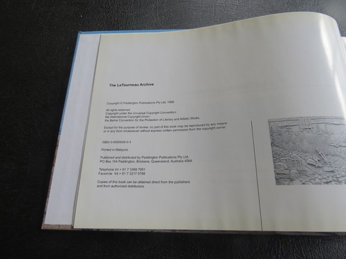 THE LETOURNEAU ARCHIVE - Philip G Gowenlock - 1998 - H/B - Picture 4 of 6
