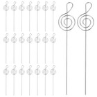  60 Pcs Note Folder Bauble Place Card Holder Desktop Picture Holders