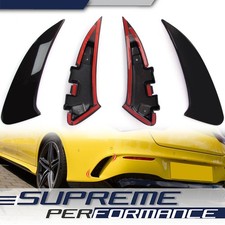 Heck Stoßstange Canards Aero Flaps für Mercedes CLA C118 X118 AMG Line CLA35 AMG Heck Stoßstange Canards Aero Flaps für Mercedes CLA C118 X118 AMG Line CLA35 AMG