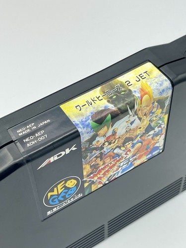 World Heroes 2 Jet Neo Geo AES Jap SNK Original Cartridge  Japan Import 🇯🇵 - Bild 14 von 21