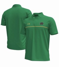NWT Men's Under Armour Notre Dame Fighting Irish Playoff Polo XL Kelly Green
