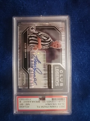 2021-22 Prizm Premier League Club Legends Signatures Breakaway Alan Shearer Auto