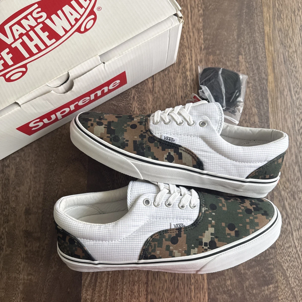 Supreme x Comme des Garçons x Vans Era Digital Camo for sale | eBay