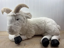 HugFun Goat Plush Large Realistic Stuffed Animal Nativity Play Prop Soft Hug Fun