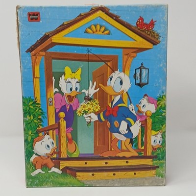 Vintage Whitman 1980s Donald Huey, Dewey & Louie Daisy Surprise 100 Piece Puzzle