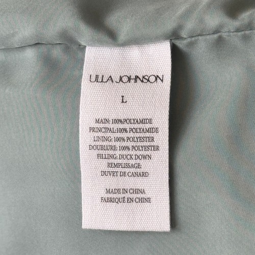 Ulla Johnson Rhodes Hooded Down Puffer Coat Jacket Agave Blue Size Large - Bild 9 von 10