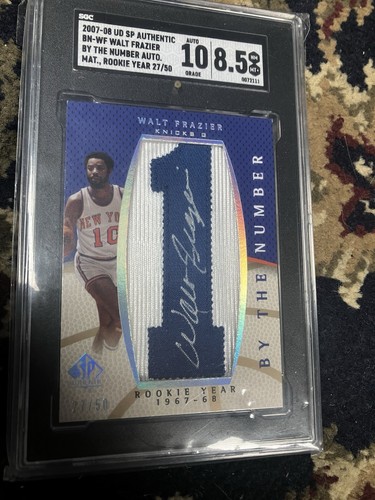 2007 SP Upper Deck Walt Frazier Authentic Autograph Rookie Knicks NBA Card SGC - Bild 6 von 10