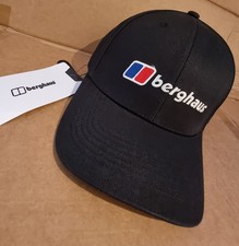 Berghaus Unisex Black Logo Recognition Adjustable Snap Structured Baseball Cap