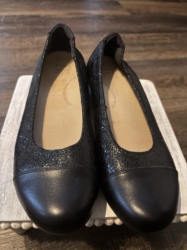 Ballet plano Ziera Comfort Plus Hula cuero negro 40 EE. UU. 9 - Imagen 2 de 4