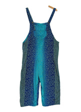 Earthbound Wide Leg Overalls Women M Blue Boho Indie Hippie Artsy Festival Retro