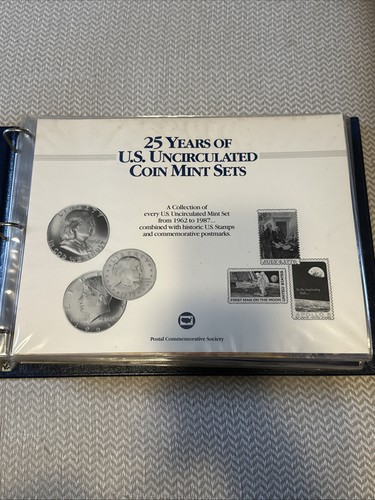 25 Jahre USA Kursmünzensätze Postal Commemorative Soc. 1962-1987 - Bild 2 von 20