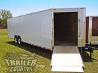 New 2025 8.5 X 24 Enclosed Cargo Motorcycle Snowmobile Trailer Atv Car Hauler