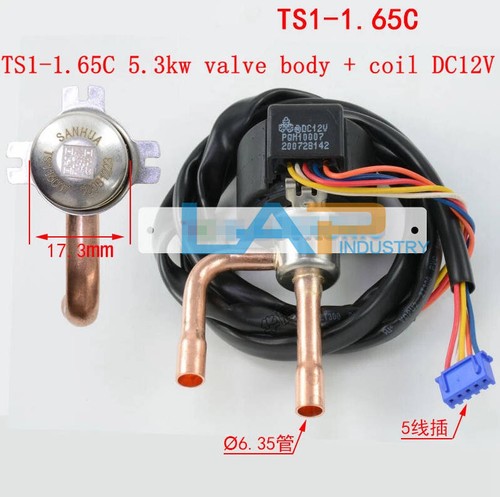 Valvola di espansione elettronica TS1-1.65C 5.3kw corpo valvola + bobina DC12V per TS116c - Foto 1 di 2