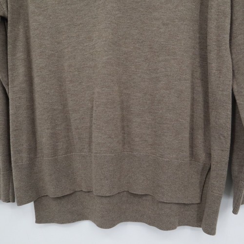 Treasure & Bond Cashmere Sweater Womens M Brown Elevated Basic Preppy Academia - Bild 9 von 17