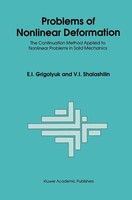 E. I. Grigolyuk (U. A.) | Problems Of Nonlinear Deformation | Taschenbuch (2012)