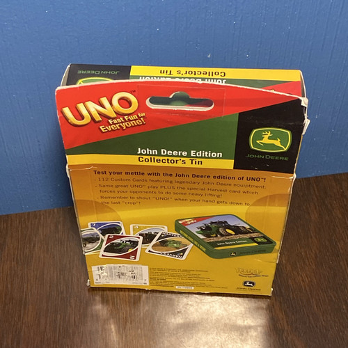JOHN DEERE EDITION Custom UNO Card Game w/ Collector Tin - 2010 Fundex NEW NOS - Picture 8 of 13