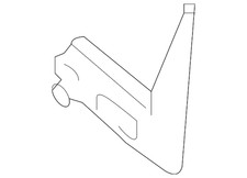 Genuine Nissan Mud Guard 78811-9PF0A