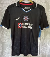 Cruz Azul Joma Youth Soccer Jersey #3 Kaden Size 26 Black Liga MX 95 Anos Mexico