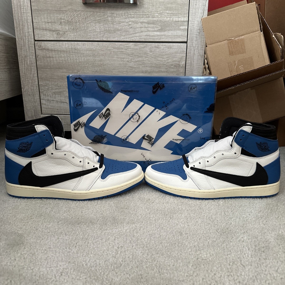 Size 13 - Jordan 1 Retro x Fragment Design x Travis Scott High