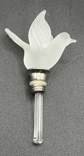 Vintage Parfum Flakon mit Stopfen in Vogelform - Bild 7 von 8