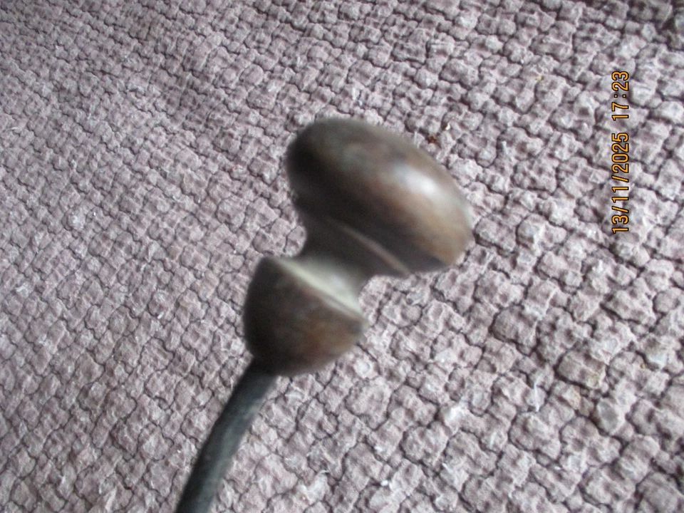 1 Porte Manteau Bois Fer fin XIXe de Hall d'entrée Bistrot Bar - Photo 3/4