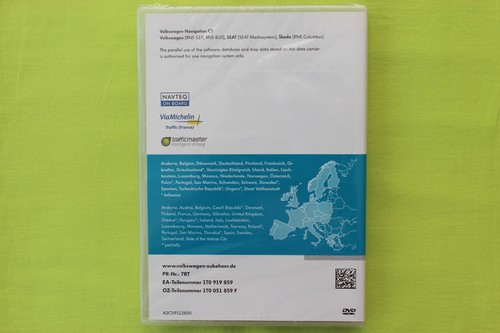 NEU DVD NAVIGATION CY EUROPA 2008 V4 VW RNS 510 TOUAREG T5 PASSAT GOLF VI TOURAN - Bild 2 von 3