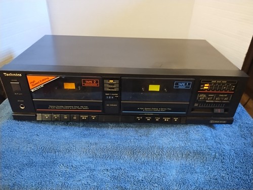 Technics RS-T20 KM Cassette Tape Deck Dual Dubbing Double Japan 80s Vintage - Picture 24 of 24