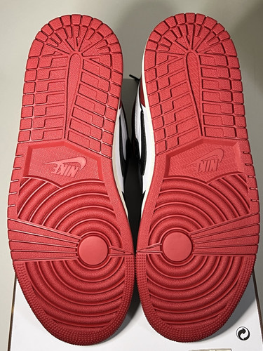 Nike Air Jordan 1 OG High Black Toe Reimagined DZ5485 106 Herren Größe 8,5 NEU - Bild 5 von 8