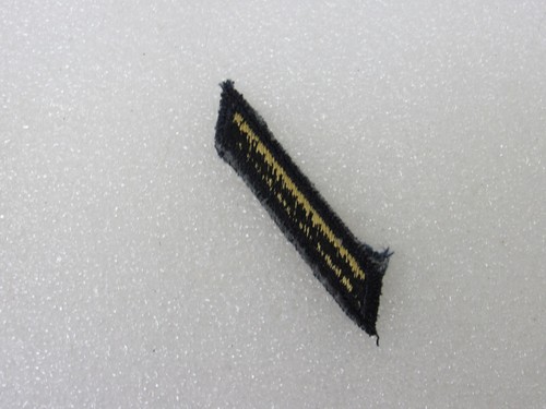 Raya de servicio alistada del ejército de Estados Unidos para 3 años de servicio coser oro sobre azul pequeña - Imagen 2 de 2