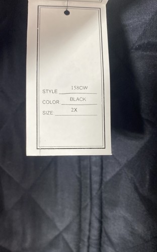 O’Kief & O’Kief schwarze gesteppte Seidenjacke für Herren Gr. 2x - Neu mit Etikett - Bild 4 von 8