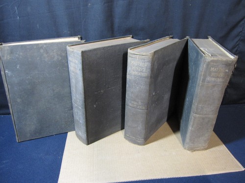 1897 Matthew Henry Commentary Vols. 1,3,4,5 [Hardcover] Vintage! - Picture 10 of 22