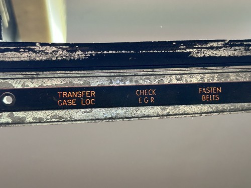 75-80 Dodge D-100 Truck Instrument Cluster TRIM BEZEL - D Series D150 D200 D300 - Picture 10 of 18