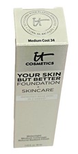 IT COSMETICS Your Skin But Better Foundation Skincare Medium Cool 34 1 OZ