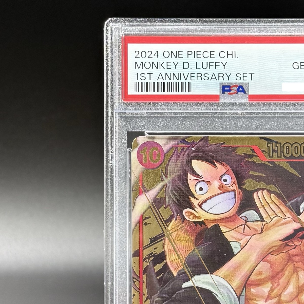 PSA 10 Monkey D. Luffy ST10-006 1st Anniversary Set Promo ONE