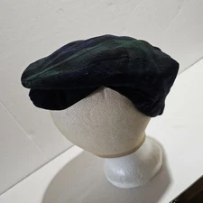 Vintage Scotland Kinloch Anderson Edinburgh - Pure Wool Tartan Flat Cap