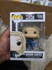Emily Van Camp Signed  Autographed Sharon Carter Funko Pop #816 COA jsa