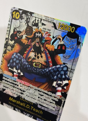 One Piece CCG Marshall.D.Teach Manga Alternate Art English OP09-093 - Picture 4 of 7