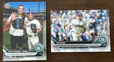 2025 Topps Now #604 Cal Raleigh Seattle Mariners Randy Johnson + Ichiro HOF #542