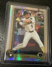 2025 Topps Chrome Isaac Collins RC Prism Refractor #92 🍀