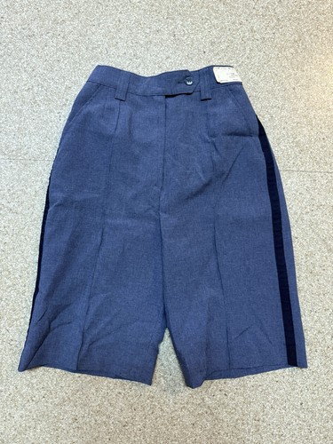 NWT WOMENS US POSTAL SHORTS BLUE SIZE 6 USA Made Polyester Talon Zip - Picture 1 of 8